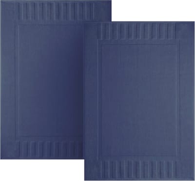 Witte katoenen badmatten - Wasbare hotel kwaliteit badmat set - 100% katoen - 2-pack 22x34 inch