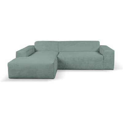 Hoekslaapbank Nina links ribstof | NADUVI Collection