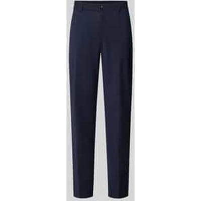 Slim fit pantalon van scheerwolmix, model 'GENIUS'