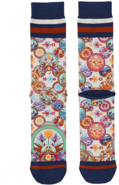 XPOOOS - AFNF Desert World Heren Sokken - 1-Pack - Maat 39-42