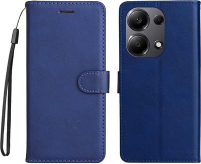 Coverup Hoesje - Geschikt voor Xiaomi Redmi Note 13 Pro 4G / Poco M6 Pro 4G Hoesje - Coverup Book Case - Blauw