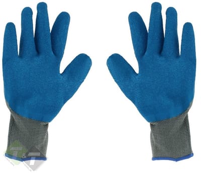Werkhandschoen, PU Flex, Blauw rib