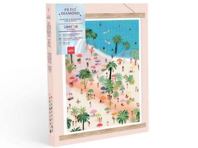 La Petite Epicerie Diamond Painting Kit "Summer Time" 329g H33xW25.5xL3.5cm Creatieve | Hobbyset | kinderen en volwassenen
