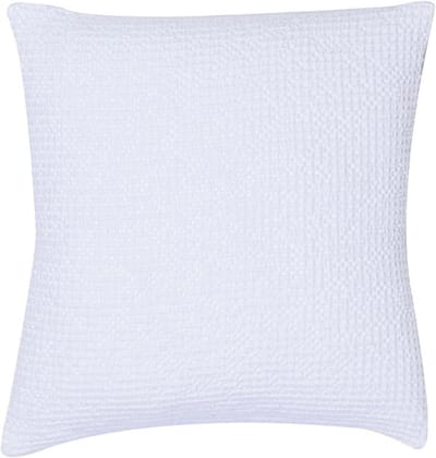 Decoratief Kussen - Zacht Sierkussen - Woonkamer Decoratie - Afneembare Hoes - 45x45 cm - Wit