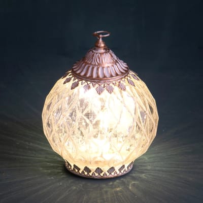 Bianchidino - Lantaarn Licht LED D15 X H18cm