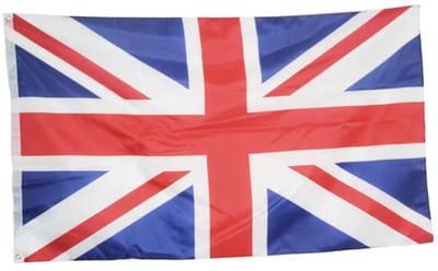 Britse vlag - Union Flag - Union Jack - Vlag van het Verenigd Koninkrijk - 150/90CM - Polyester - WK - CHPN