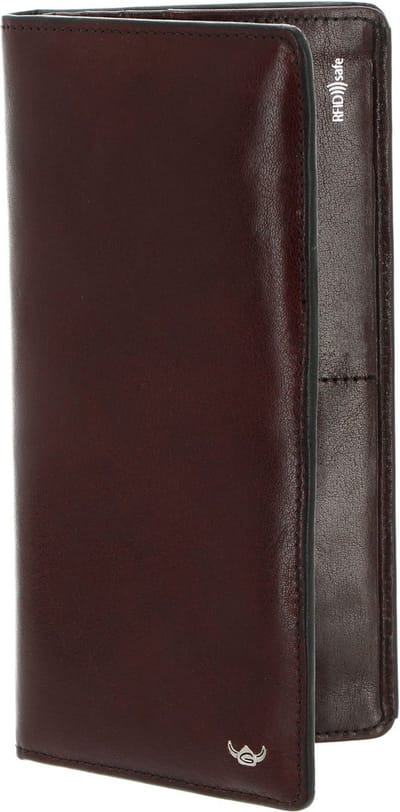 Golden Head Leren identiteitskaarthoesje Colorado RFID Protect Brieftasche mit RV 4042 Bordeaux wijnrood