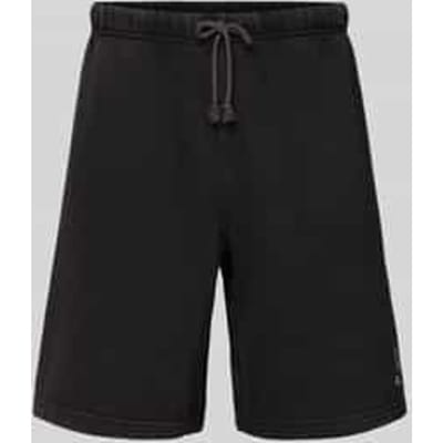 Regular fit bermuda met labelstitching