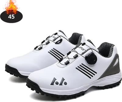 Livano Golfschoenen Heren - Golfkleding - Golfschoenen Antislip - Waterdicht - Golfen - Wit - 45
