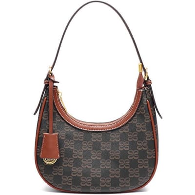 Trendy tas in halvemaanvorm, Veelzijdige halvemaantas, Handtas met niche-design, Enkelvoudige schoudertas voor woon-werkverkeer, Onderarmtas black