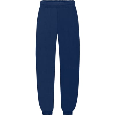 Fruit of the Loom Joggingbroek met elastische zoom voor kinderen/Kinderen (Marine)