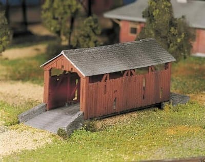 Overdekte Brug Kit - Model Brug - Modelbouw - Schaal O - 33x23x8 cm