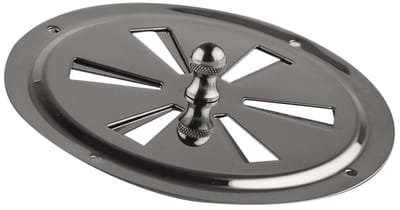 ventilatierooster 128mm afsluitbaar