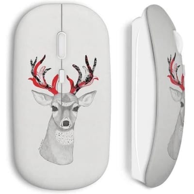 Souris Sans Fil Cerf Style Design