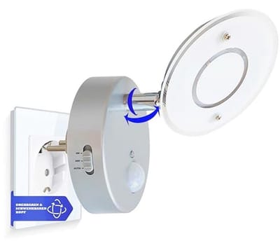 LED sensor nachtlampje met bewegingssensor en automatische functie 230V - Veiligheidslicht voor slaapkamer, woonkamer en kinderkamer