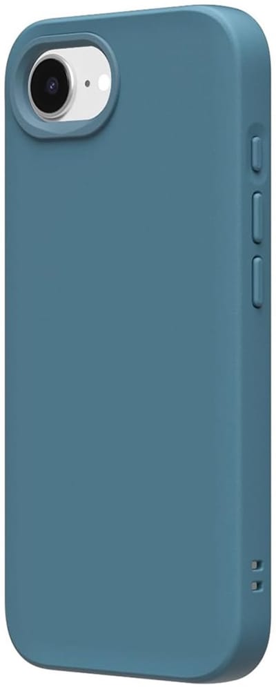 Rhinoshield, MagSafe Hoesje Geschikt voor Apple iPhone 16e / 17e SolidSuit Model met verhoogde randen, Blauw