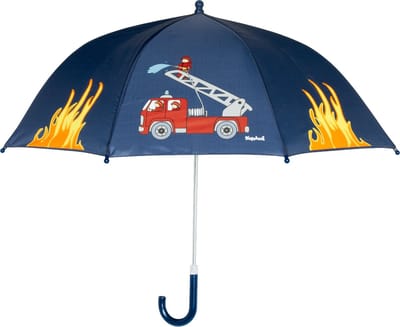 Playshoes - Paraplu - Brandweer - Rood - Blauw