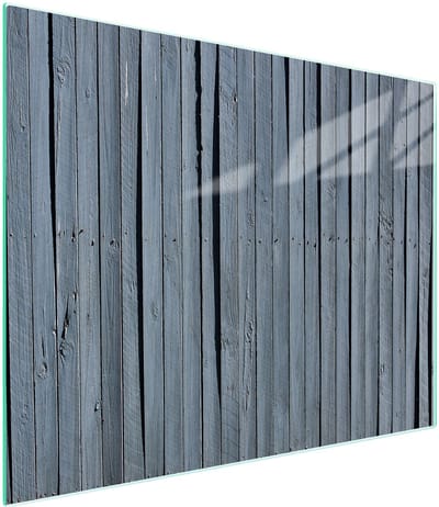TMK ArtDeko - Snijplank - 52x30 cm - Glas - Houtlook