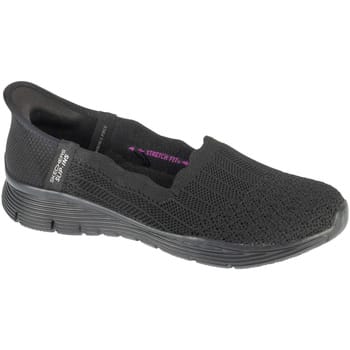 Skechers-instappers: Seager - Geloof erin, Zwarte Sneakers voor Dames 36 zwart