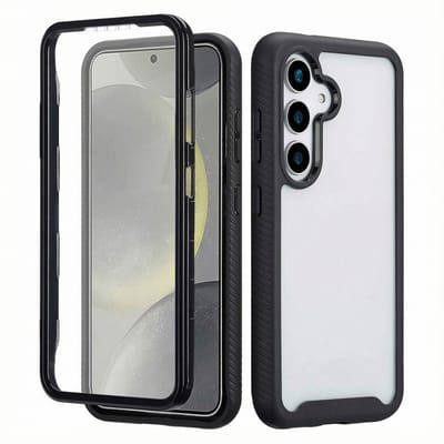 imoshion Hoesje - Geschikt voor Samsung Galaxy S25 - 360° Full Protective Case - Zwart