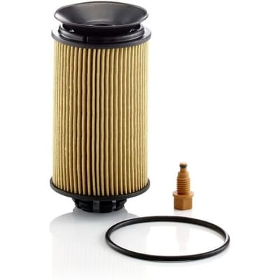 MANN-FILTER Oliefilter HU 7022 z KIT | OEM 504385104 | 50438510400 | QC000001 | Mitsubishi Fuso Canter IX 3.0 DI-D 150 175 PK 4P10 Diesel | Met Afdichting