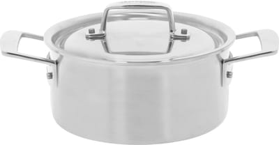 Demeyere Essential 5 Kookpan 20 cm/3 L – RVS kookpot – Geschikt Voor Alle Warmtebronnen Inclusief Inductie & Oven