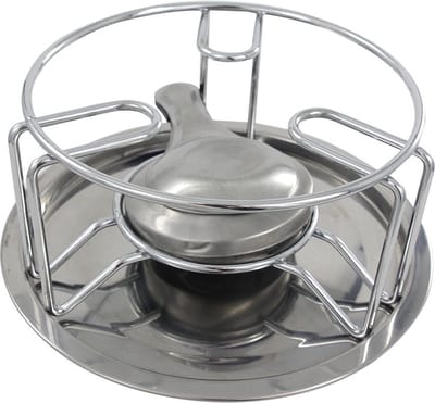 Rechaud chroom met brander