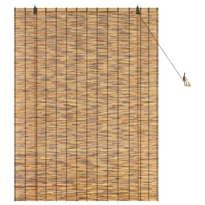 vidaXL - Rolgordijn - Bruin - 120 - x - 160 - cm - Riet