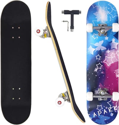 Complete Skateboard voor Beginners en Gevorderden - 7-laags Canadees Esdoornhout