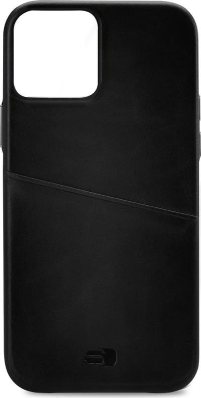 Apple iPhone 13 Pro Max Hoesje - Senza - Pure Serie - Echt Leer Backcover - Zwart - Hoesje Geschikt Voor Apple iPhone 13 Pro Max