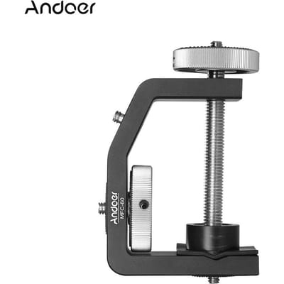 MFC-60 Heavy Duty Fotografie Bureau Boomklem Multifunctionele C-vormige Klem Raamglas Clamp gray
