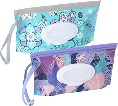 2-Pack Draagbare Wipe Dispenser voor Babydoekjes