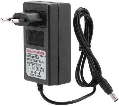 Dailygoody - Lithium-ion batterijlader - 2 A - Hoog rendement en veiligheid - DC 12,6 V - Geschikt voor hoofdlampen en speelgoedauto's - Professionele...