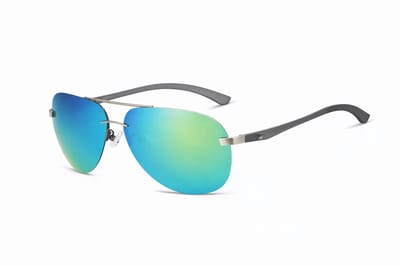 KingSeven Greenstar - Pilotenbril met UV400 en polarisatie filter - Z183