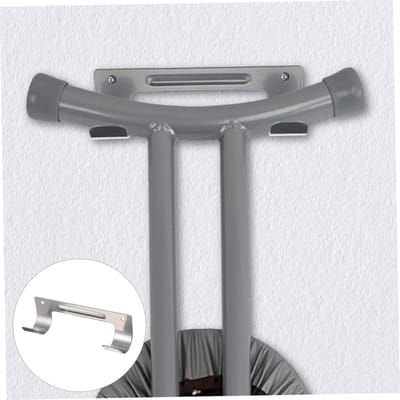Strijkplank Houder - Wandhaak - Ruimte Besparen - Robuust Staal - 15.3 cm - Grijs