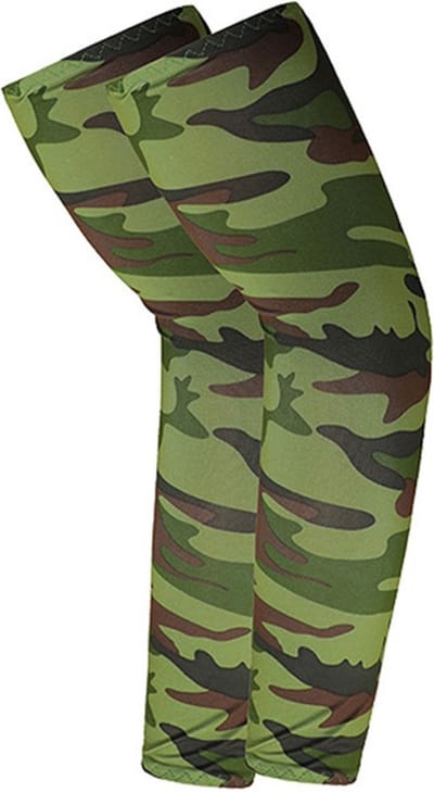 Nivard Armwarmers Dames & Heren - Armstukken - Polswarmers - Winter - Groene Camouflage