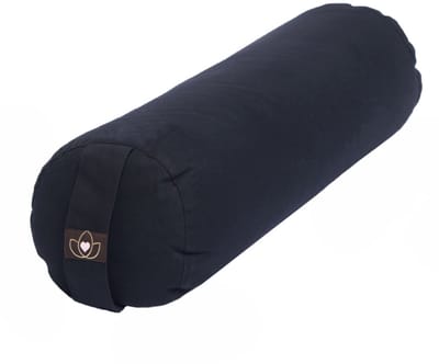 Yoga bolster eco zwart rond - Lotus