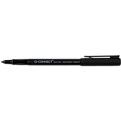 Q-CONNECT OHP marker, permanent, medium, zwart