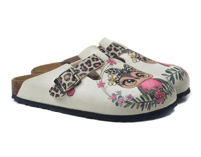 Goby Cute Owl Clogs – Handgemaakt – Premium Kwaliteit – Maat 41