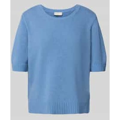 Relaxed fit gebreide pullover van wolmix met wol