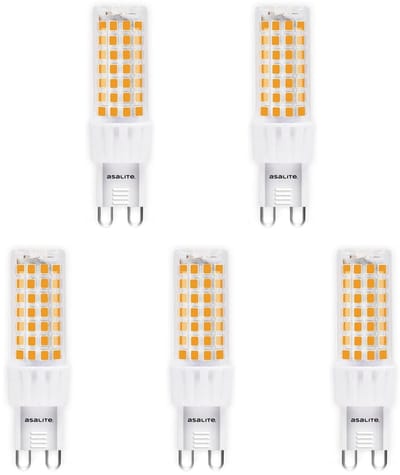 Asalite LED Lamp G9 Fitting - 6W = 50W - 600 Lumen - 4000K Neutraal Wit Licht - Niet Dimbaar - 220-240V - G9 LED Steeklampje - 5 stuks