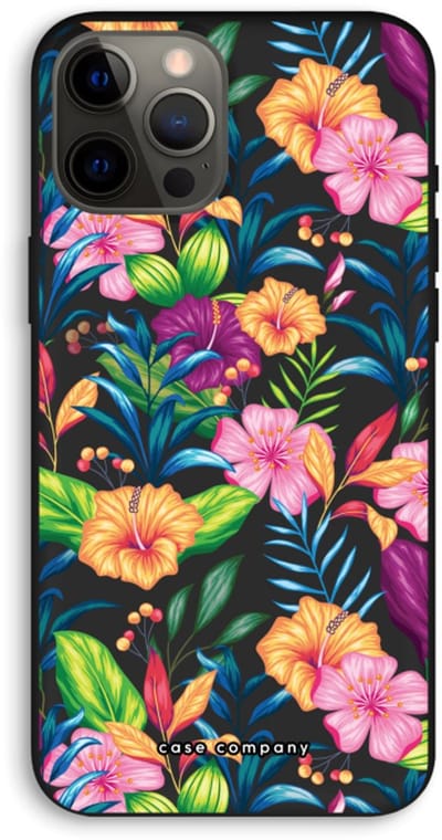 Case Company® - Hoesje geschikt voor iPhone 12 Pro Max hoesje - Tropisch 2 - Biologisch Afbreekbaar Telefoonhoesje - Bescherming alle Kanten en Schermrand