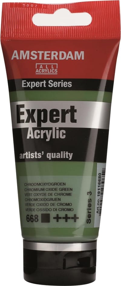 Amsterdam Expert Series Acrylverf - 75 ml - Chroomoxydgroen 668   8712079289652   Verf
