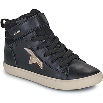 GEOX GISLI MEISJES Sneakers - ZWART/CHAMPAGNE - Maat 29