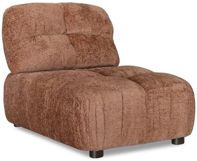 DÉJA Living Fauteuil Vita - Cognac Stof - 91x113x85cm