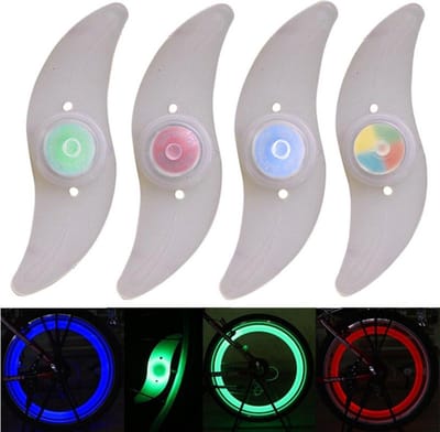 Spaak wiel Led verlichting- Multi colour   2 stuks