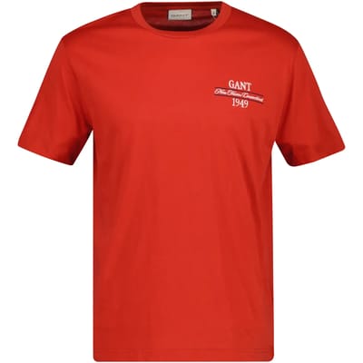 Gant Rood T-shirt met opdruk