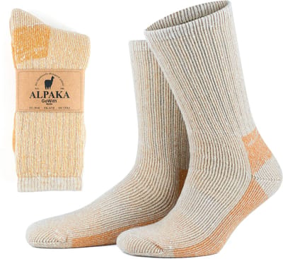 GoWith Diabetes Alpaca Wollen Sokken-2 paar-Thermosokken-Maat 39-42