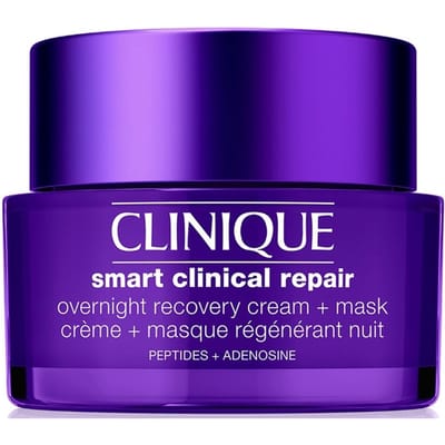 Clinique Anti Aging Creme Clinique - Smart Clinical Repair™ Overnight Recovery Cream + Mask Anti-aging Crème  - 50 ML