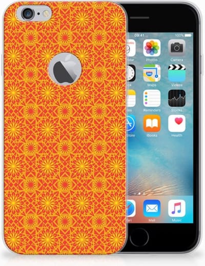 Apple iPhone 6 Plus | 6s Plus TPU bumper Batik Oranje